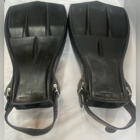 Aqua Lung Rocket Fins US Divers Navy SEAL Military Black Swim Fins UDT ONE SIZE - Picture 7 of 10